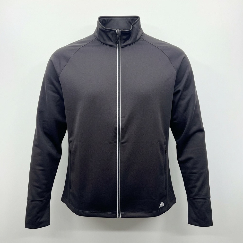 Eastern Mountain Sports Mens XXL Full Zip Jacket Black Running Athletic